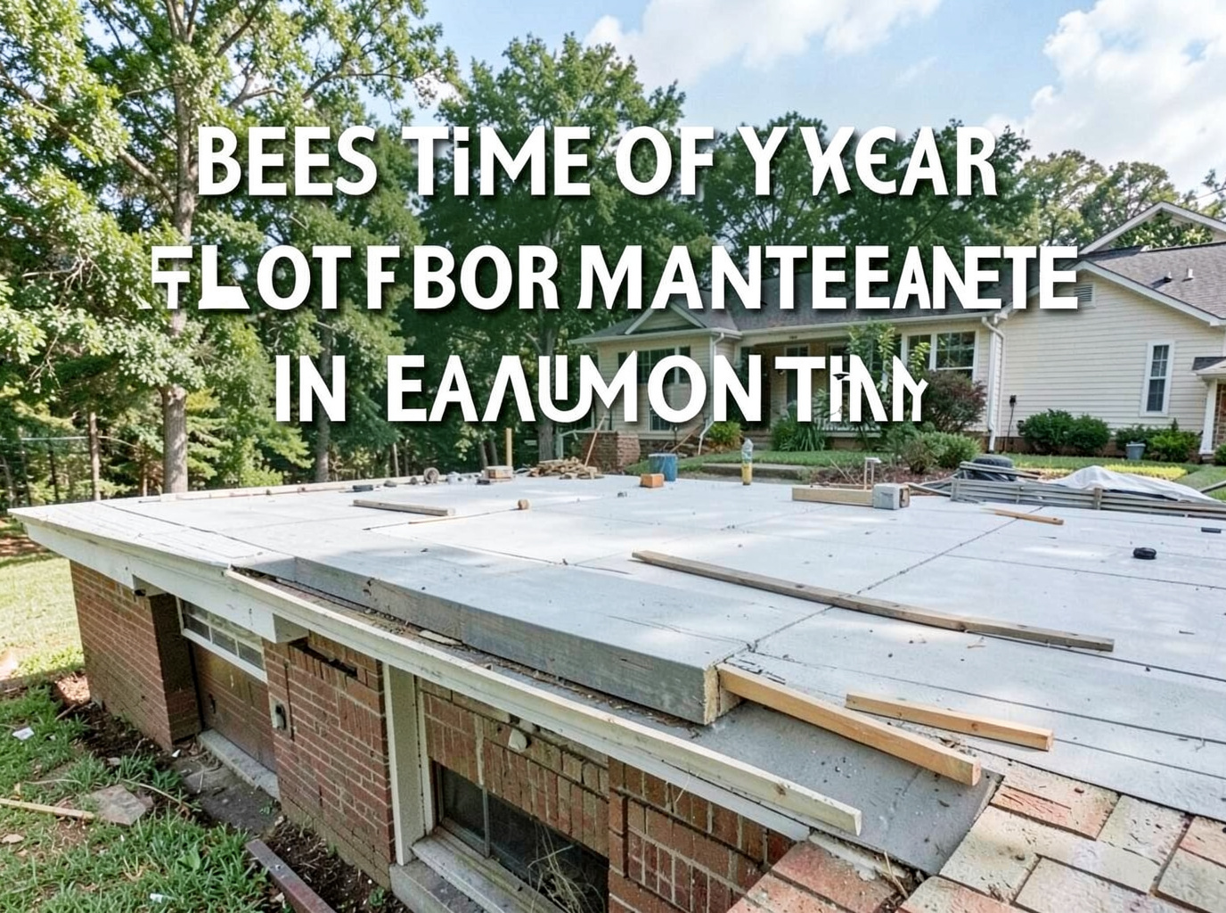 Best Time of Year for Flat Roof Maintenance in Beaumont