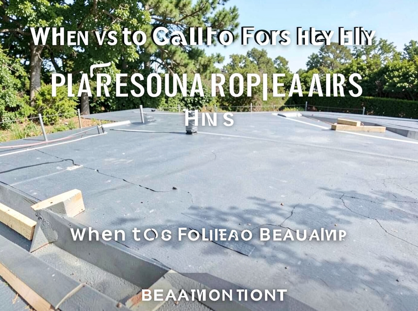 Flat Roof Repair in Vidor, TX 77662