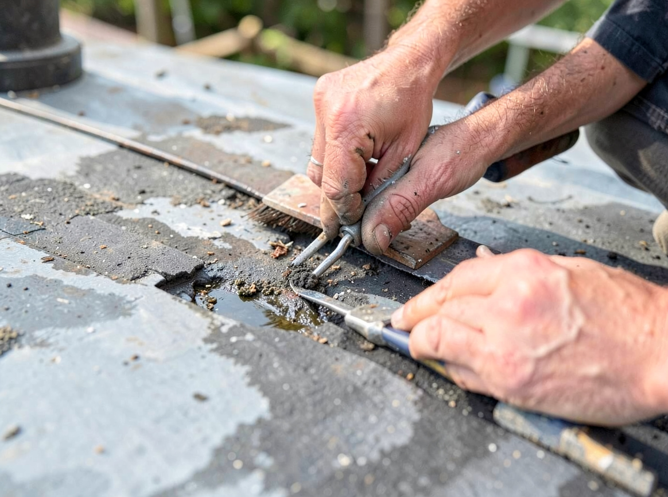 Flat Roof Leak Repair in Beaumont, TX