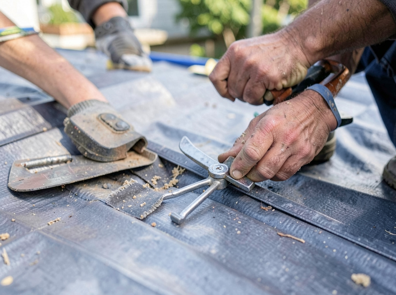 Flat Roof Repair in North End, TX 77703
