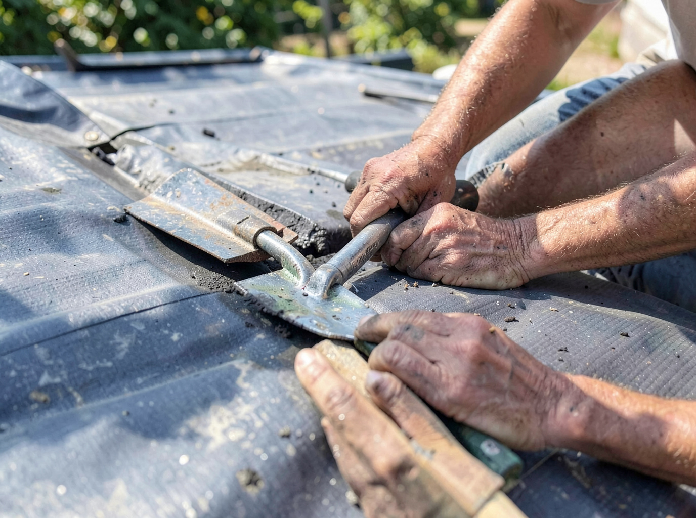 flat roof repair in Port Arthur
